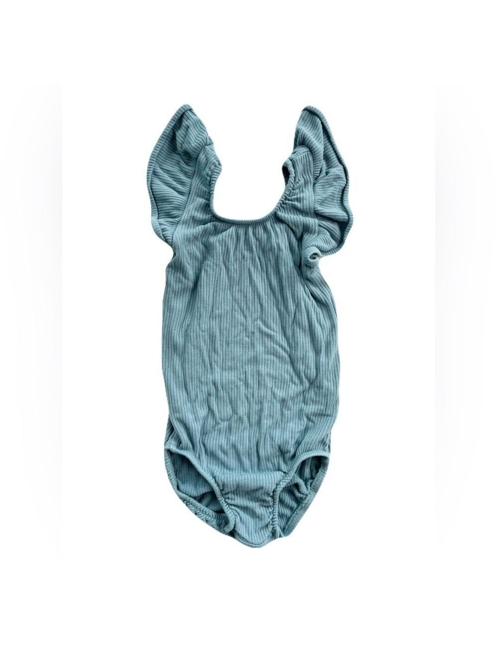 Kyte BABY Blue Ruffle‎ Sleeve Leotard